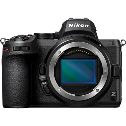 Nikon Z5 full-frame mirrorless camera body (front view)
