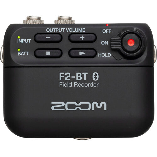 Zoom F2 Ultracompact Portable Field Recorder with Lavalier Microphone