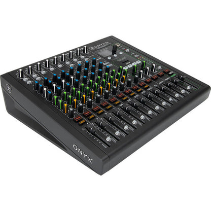 Mackie Onyx12 12-channel premium analog mixer with multitrack USB