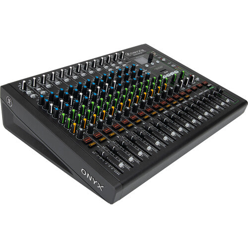 Mackie Onyx16 16-channel premium analog mixer with multitrack USB