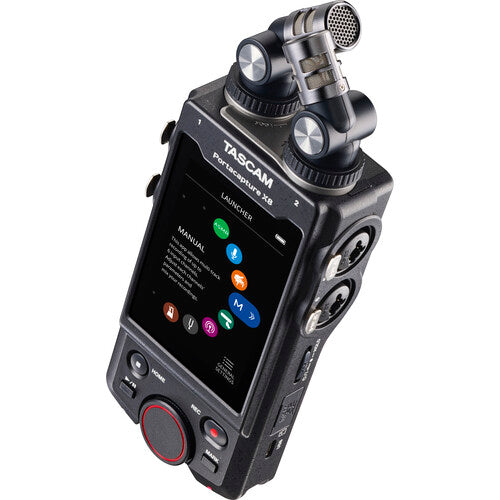 TASCAM Portacapture X8 32-Bit Float 8-Channel Multitrack Field Recorder