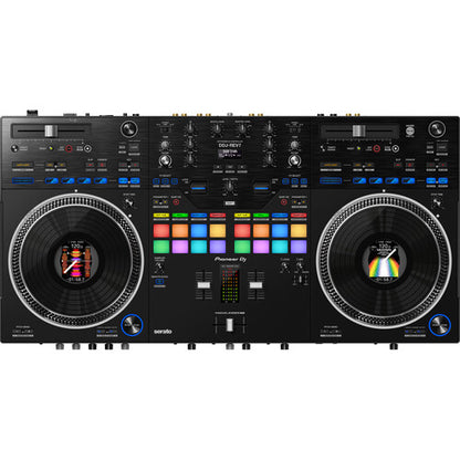 Pioneer DJ DDJ-REV7 2-channel DJ controller with motorized jog wheels and rekordbox/Serato compatibility