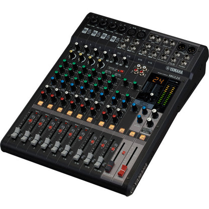 Yamaha MG12X CV 12-input analog mixing console with SPX digital effects and D-PRE microphone preamps