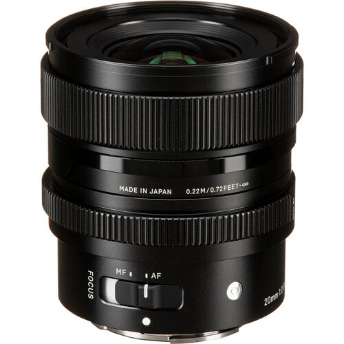 Sigma 20mm f/2 DG DN Contemporary Lens for Sony E