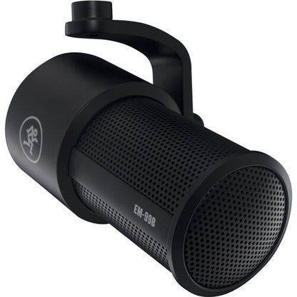 Mackie EM‑99B dynamic broadcast microphone for podcasting and streaming