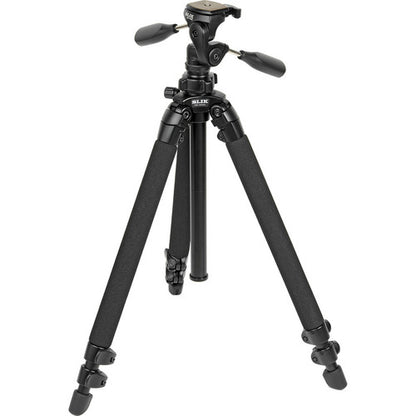 Slik Pro 400 DX Tripod with SH-705E 3-Way, Pan-and-Tilt Head