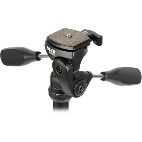 Slik Pro 400 DX Tripod with SH-705E 3-Way, Pan-and-Tilt Head