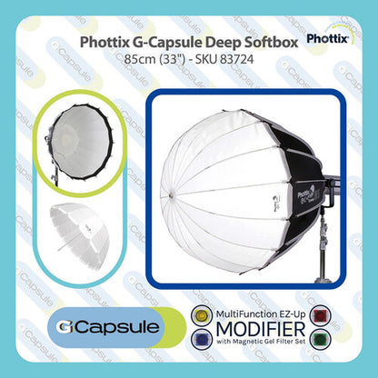 Phottix G-Capsule Hexadecagon Deep Softbox (85cm")
