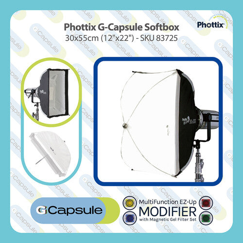 Phottix G-Capsule Rectangular Standard Softbox (30 x 55cm)