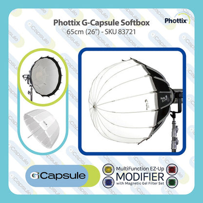 Phottix G-Capsule Hexadecagon Standard Softbox (65")