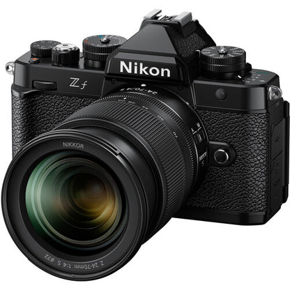 Nikon Zf mirrorless camera with NIKKOR Z 24-70mm f/4 S lens