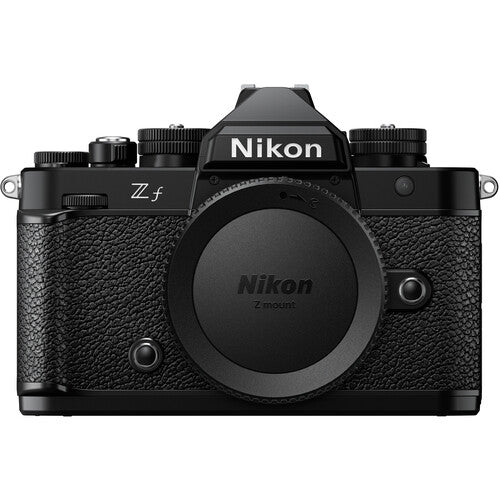 Nikon Z f mirrorless camera with 40mm f/2 lens black