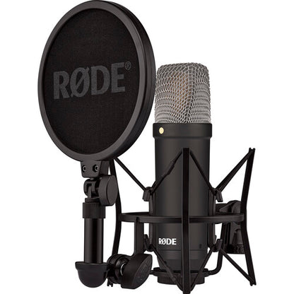 RODE NT1 Signature Series Large-Diaphragm Condenser Microphone in Black
