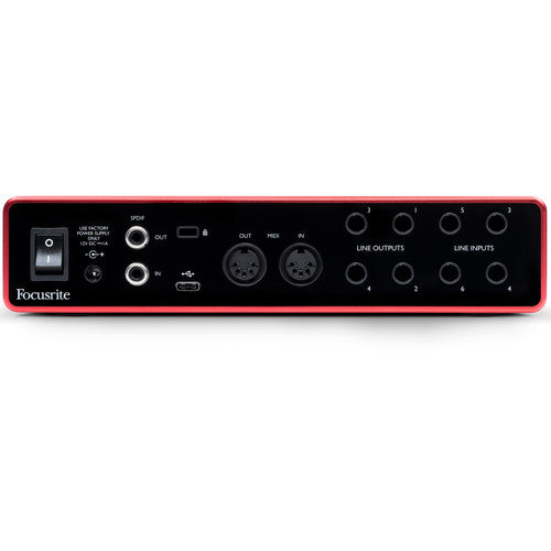 Focusrite Scarlett 8i6 8x6 USB Audio/MIDI Interface (3rd Generation)