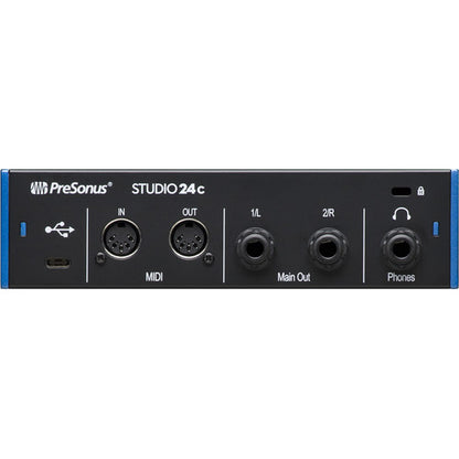 PreSonus Studio 24c Desktop 2x2 USB Type-C Audio/MIDI Interface