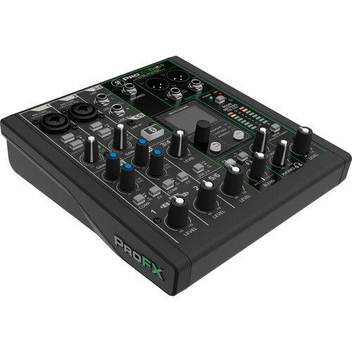 Mackie ProFX6v3+ 6-channel analog mixer with USB, effects, and Bluetooth