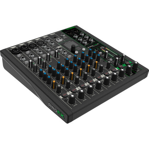 Mackie ProFX10v3+ 10-channel analog mixer with effects, USB, and Bluetooth