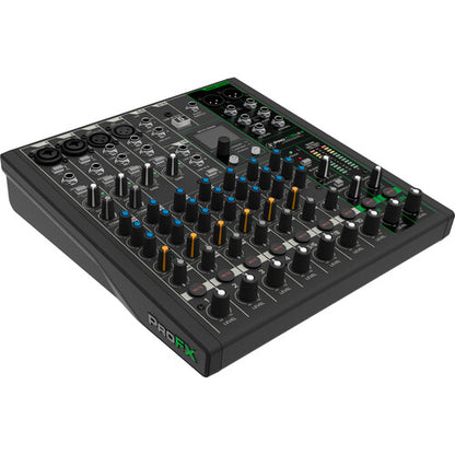 Mackie ProFX10v3+ 10-channel analog mixer with effects, USB, and Bluetooth