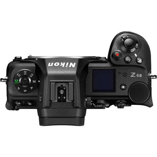 Nikon Z6 III full-frame mirrorless camera with 24-120mm f/4 lens attached