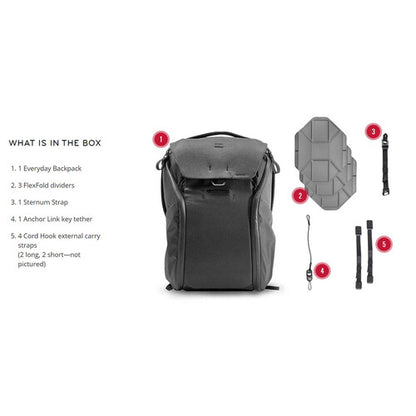 Peak Design Everyday Backpack v2 (Charcoal, 20L)