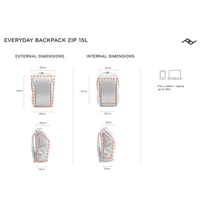 Peak Design Everyday Backpack Zip (15L, Bone)