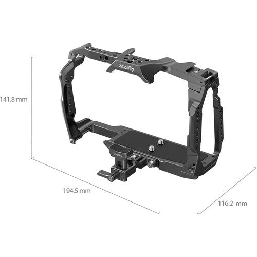 SmallRig Camera Cage for Blackmagic Design Cinema Camera 6K side view
