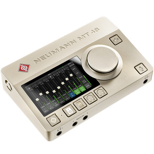 Neumann MT 48 U desktop 12×12 USB-C audio/MIDI interface with touchscreen and DSP