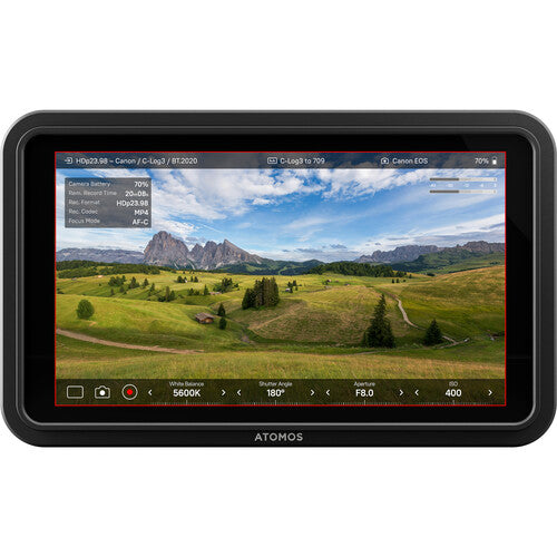 Atomos Shinobi II 5.2" HDMI HDR Monitor for professional camera monitoring and HDR video preview