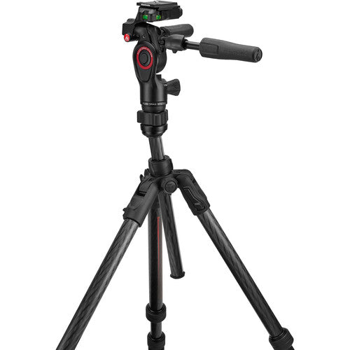 Manfrotto Befree GT PRO Carbon Fiber Travel Tripod with 3-Way Pan/Tilt Head