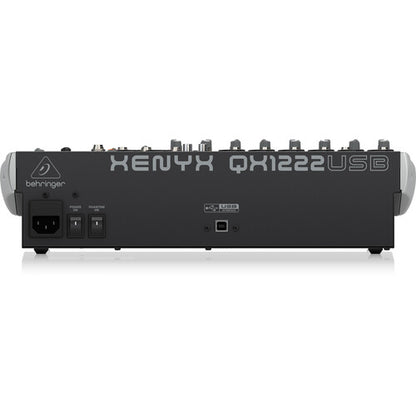 Behringer XENYX QX1222USB Premium Analog 16-Input Mixer with Multi-FX and USB/Audio Interface (Wireless Ready)
