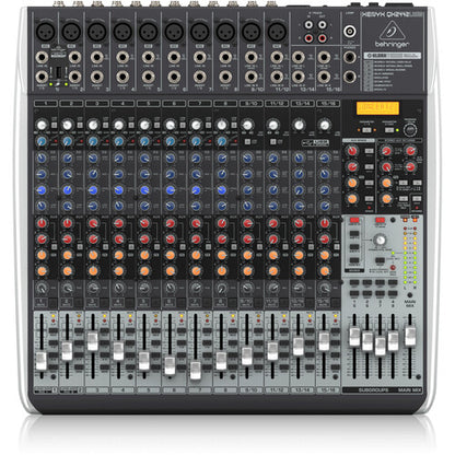 Behringer XENYX QX2442USB Premium Analog 24-Input Mixer with Multi-FX and USB/Audio Interface (Wireless Ready)