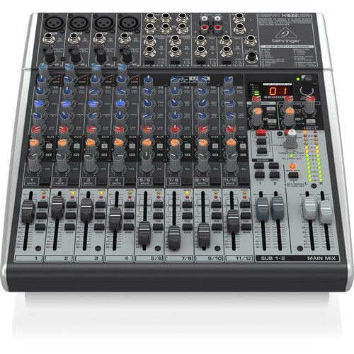 Behringer XENYX X1622USB Premium Analog 16-Input Mixer with Digital FX and USB Audio Interface