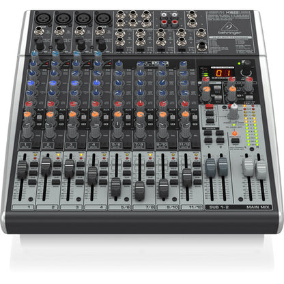 Behringer XENYX X1622USB Premium Analog 16-Input Mixer with Digital FX and USB Audio Interface