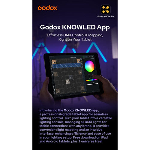 Godox KNOWLED M600R RGB LED Monolight for Professional Studio and Video Lighting