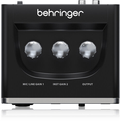 Behringer U-PHORIA UM2 2x2 USB Audio Interface with XENYX Mic Preamplifier