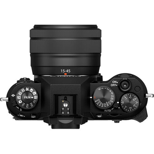 FUJIFILM X-T50 mirrorless camera with 15-45mm lens (black) 