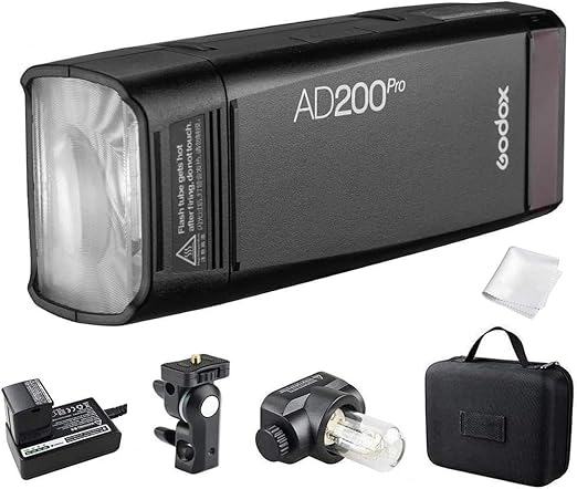 Godox AD200Pro TTL pocket flash kit for photography lighting