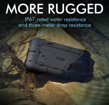 LaCie 4TB Rugged SSD PRO Thunderbolt 3 External SSD