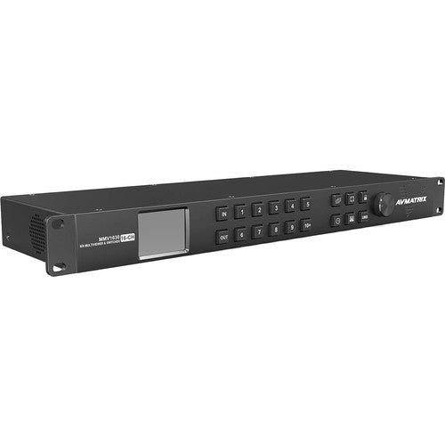 AVMATRIX 16 channel 3G SDI multiviewer switcher 1RU rackmount