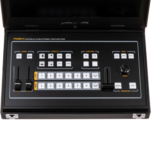  AVMATRIX Portable 6-Channel SDI-HDMI Multi-Format Video Switcher..