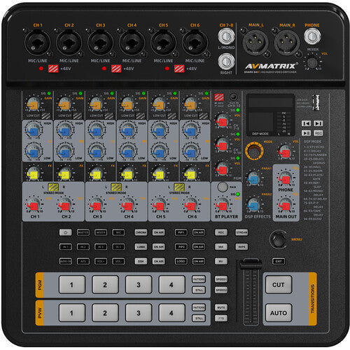 AVMATRIX SHARK S4M 4 channel SDI audio video switcher