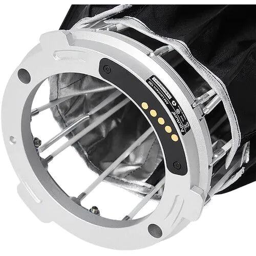 Aputure Lantern 120 Softbox with Aputure Mount (4') Side View