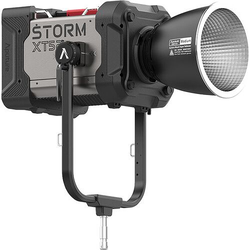 Aputure Storm XT52 5200W COB Fixture with BLAIR Light Engine Dual Flight Case Kit Front View