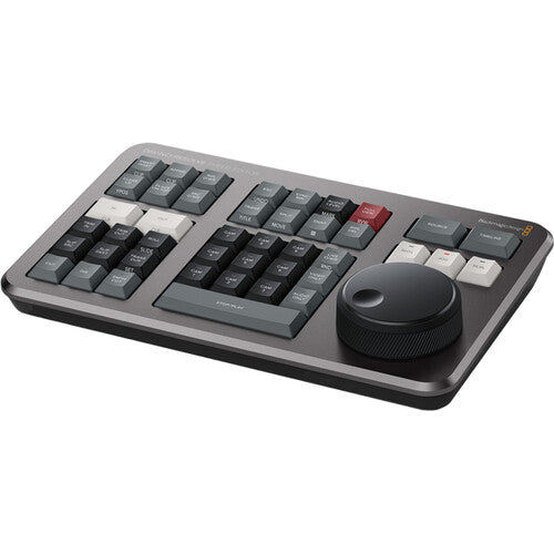 Blackmagic DaVinci Resolve Speed Editor keyboard with jog wheel and Studio license