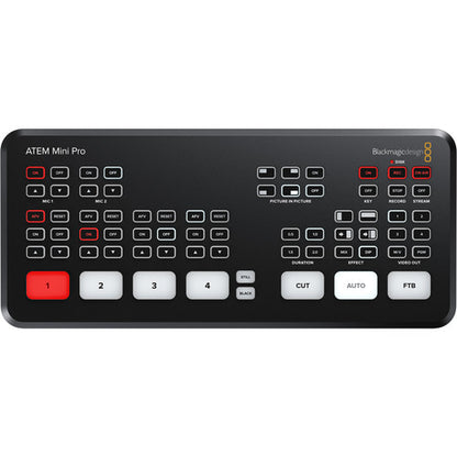  Blackmagic Design ATEM Mini Pro  Front viw