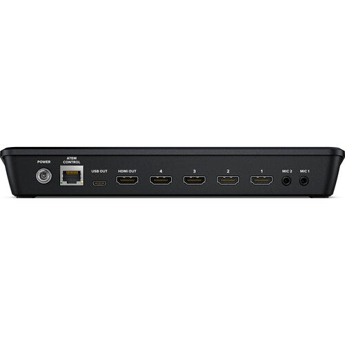 Blackmagic Design ATEM Mini Pro ISO HDMI Live Stream Switcher Back view
