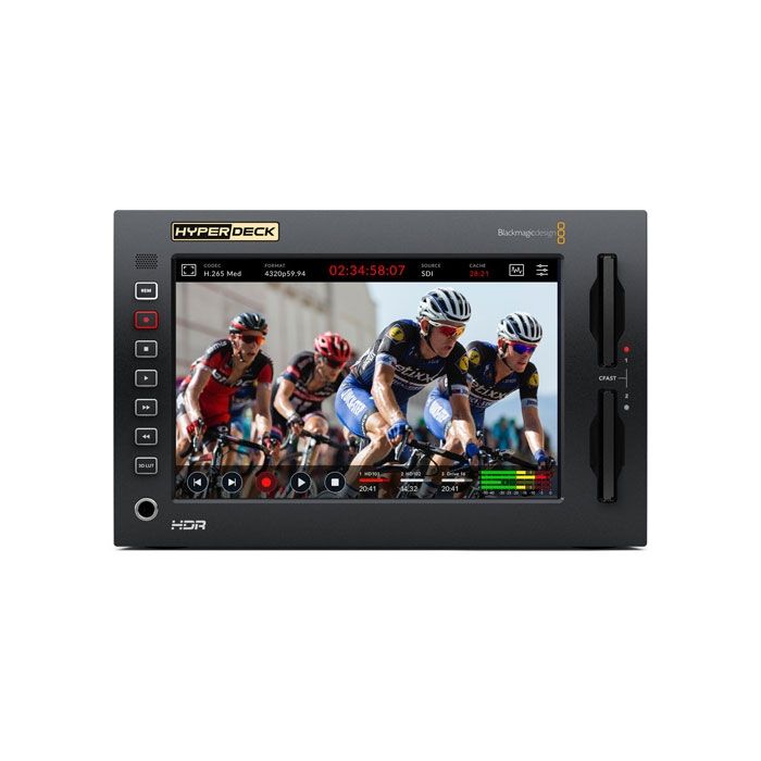 Blackmagic Design HyperDeck Extreme 8K HDR Front View