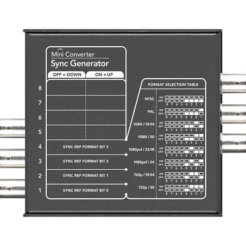 Blackmagic Design Sync Generator
Back View