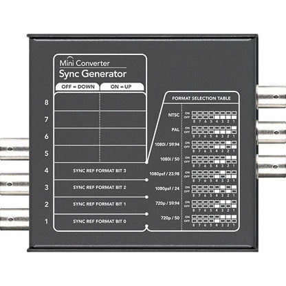 Blackmagic Design Sync Generator
Back View