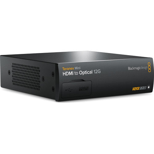 Blackmagic Design Teranex Mini HDMI to Optical 12G Converter Front View